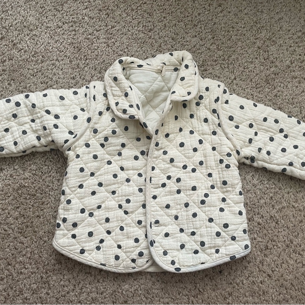 Quincy Mae Polka Dot Jacket
